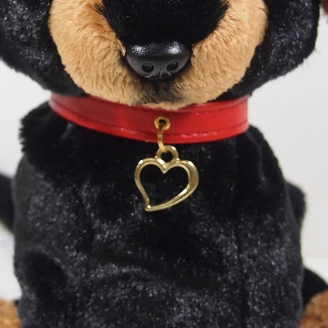 PUPS! Medium Black Miniature Dachshund Plush - Image 6