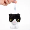 Kuroneko To Hachiware Plush (Mini Strap)