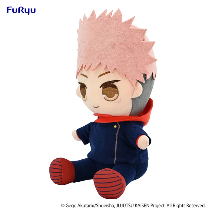 Jujutsu Kaisen Kyurumaru Big Plush Toy Yuji Itadori (Re-run) - Image 2