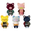 Kimetsu No Yaiba Cat Plush Keychain Collection