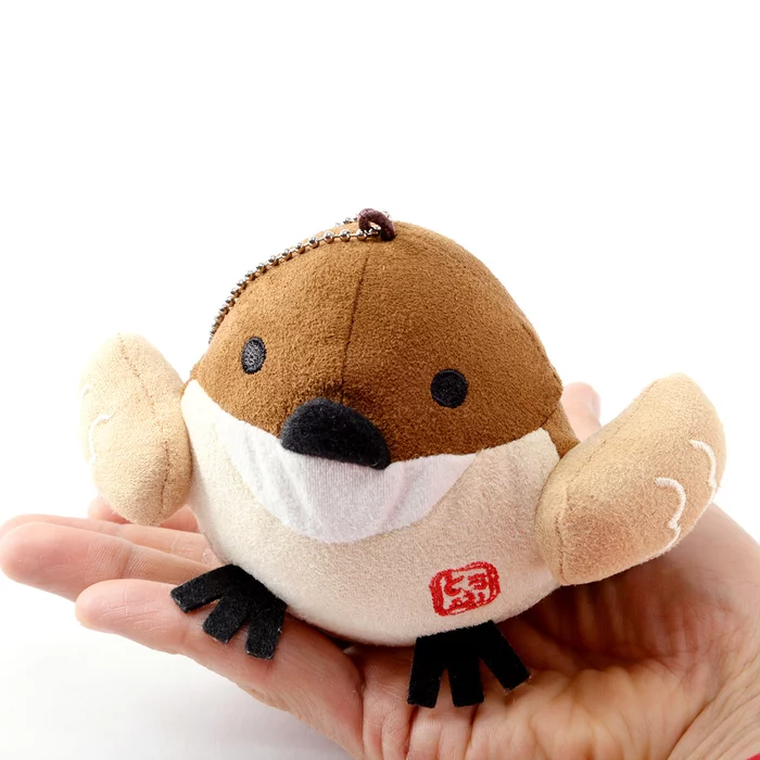 Hannari Tofu Sparrow Mini Plush - Image 6