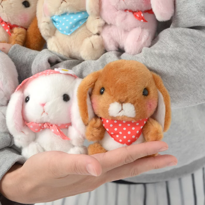 Pote Usa Loppy Zukin Rabbit Plush Collection (Ball Chain) - Image 17