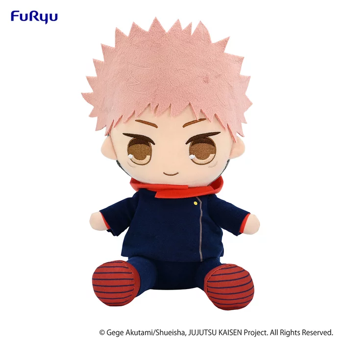 Jujutsu Kaisen Kyurumaru Big Plush Toy Yuji Itadori (Re-run)