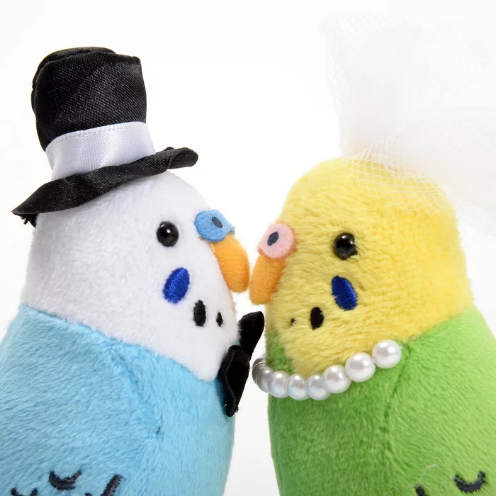 Kotori Collection Budgerigar Wedding Clip Set - Image 10