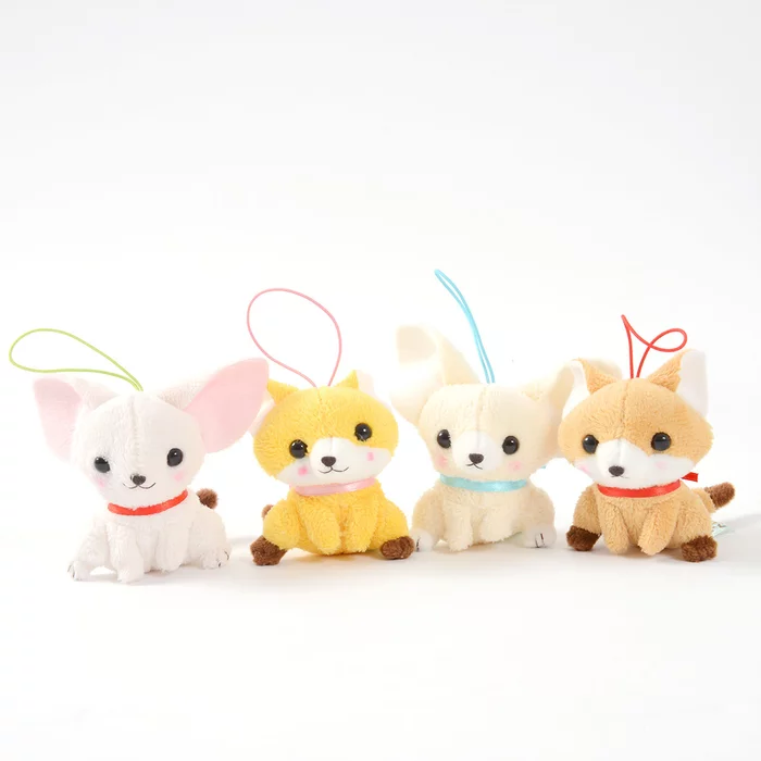 Feneky The Fennec Fox Osuwari Plush Collection (Mini Strap)