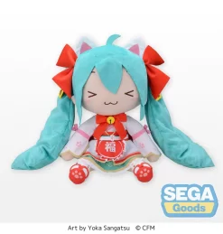 Hatsune Miku: Maneki-Miku Ver. Fluffy Plush (LL)