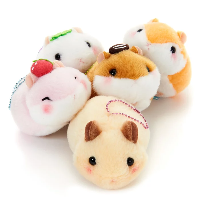 Coroham Coron Manmaru Friends Hamster Plush Collection (Ball Chain) - Image 9