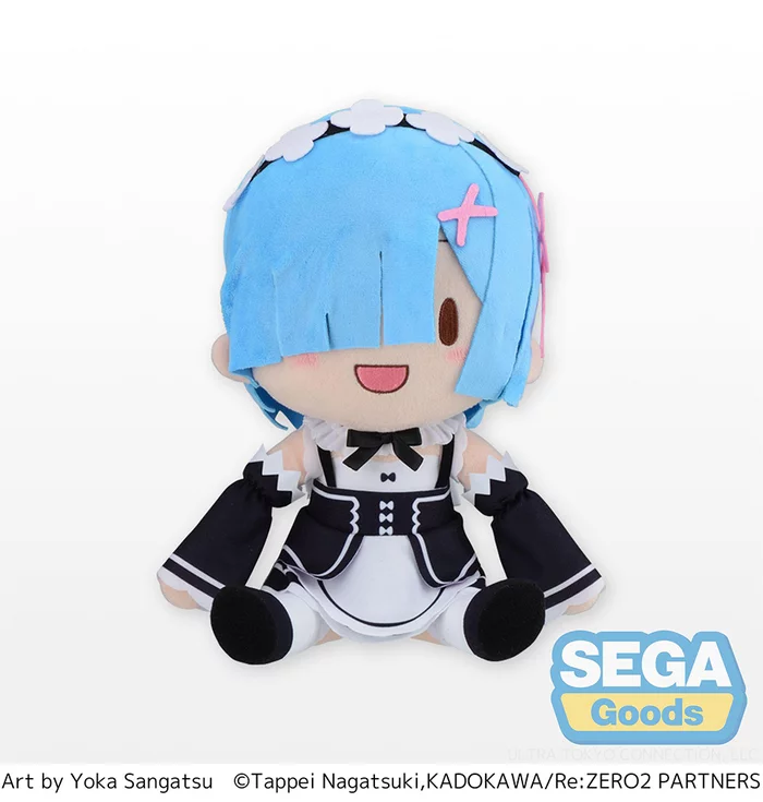 Fuwapuchi Re:Zero -Starting Life In Another World- Rem Large Plush