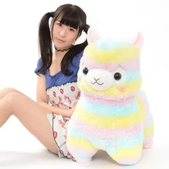 Rainbow Alpacasso Alpaca Plush (Super Jumbo)