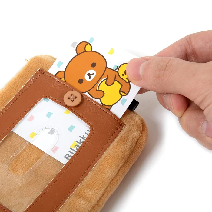 Rilakkuma Fuwaraku Plush Pass Case Collection - Image 5