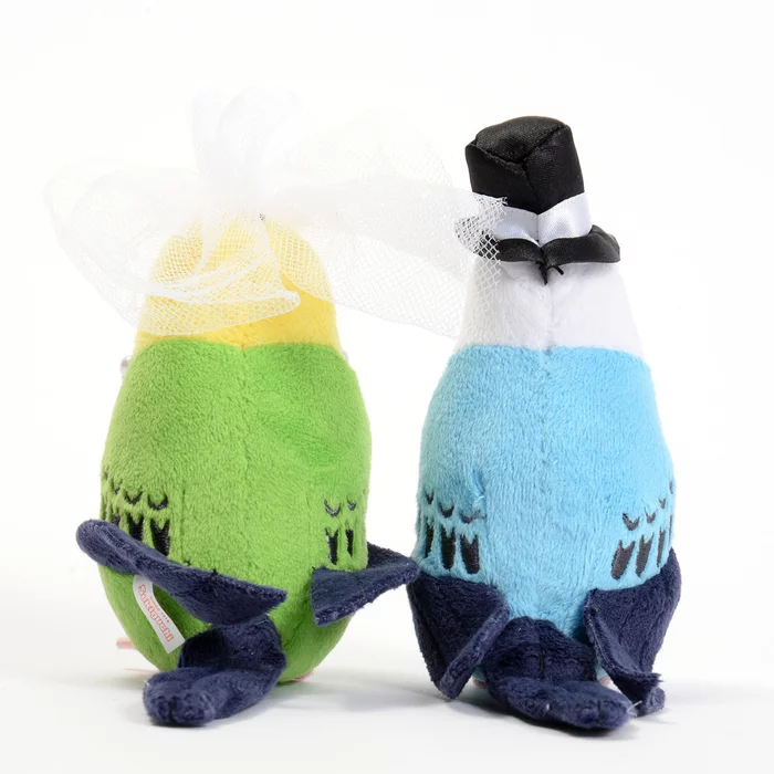 Kotori Collection Budgerigar Wedding Clip Set - Image 4