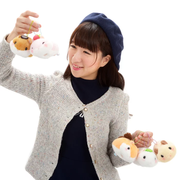 Coroham Coron Manmaru Friends Hamster Plush Collection (Ball Chain) - Image 16