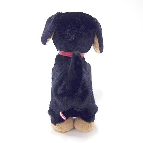 PUPS! Medium Black Miniature Dachshund Plush - Image 3