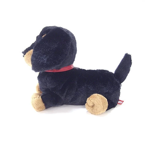PUPS! Medium Black Miniature Dachshund Plush - Image 5
