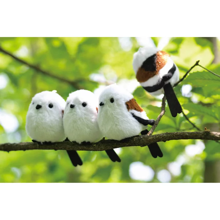 Japanese Animal Long-tailed Tit Plushie - Image 8