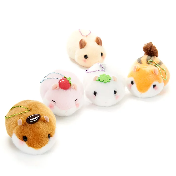 Coroham Coron Manmaru Friends Hamster Plush Collection (Ball Chain) - Image 10