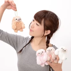 Namakemono No Mikke & Friends Sloth Plush Collection (Ball Chain)